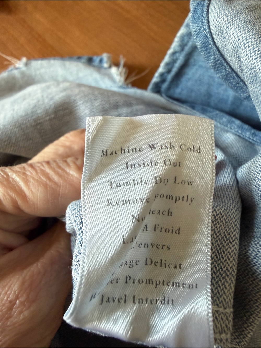 Frank & Eileen “Mary” Denim Dress — Size Small - Picture 8 of 8